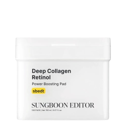 Sungboon Editor Deep Collagen Retinol Power Boosting Pad 100pcs