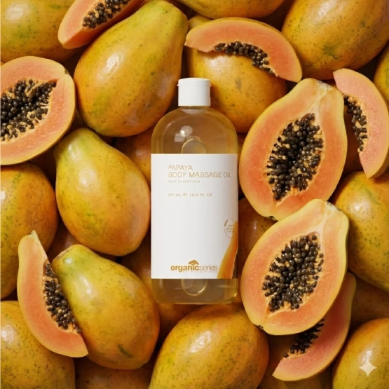 Organic Series Body Massage Oil PAPAYA 500ml