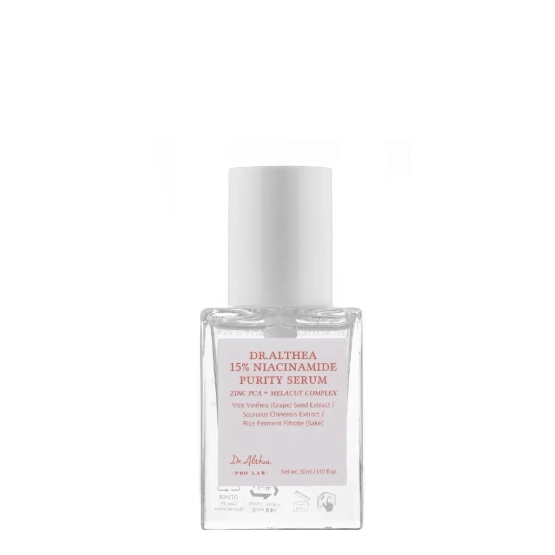 Dr.Althea 15% Niacinamide Purity Serum for Brightening & Blemish Control 30 ml