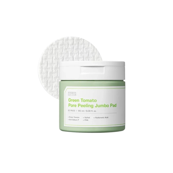 Sungboon Editor Green Tomato Pore Peeling Jumbo Pad 60pcs