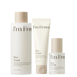 I'm From Rice Set: toner + serum + cream