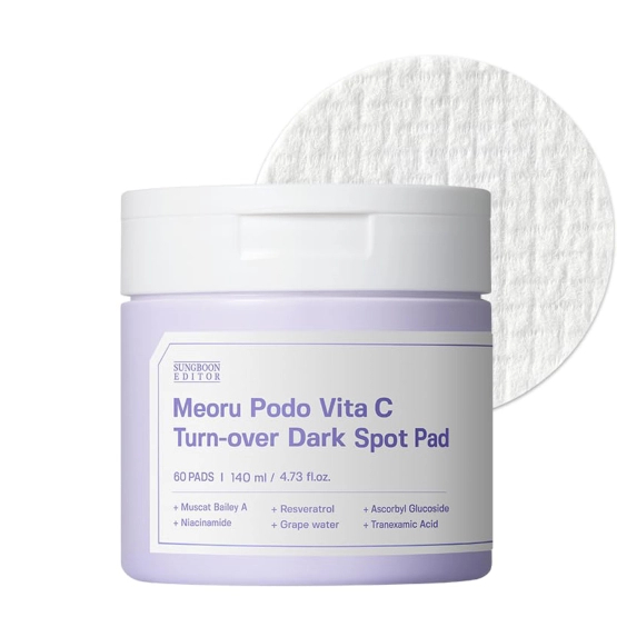 Sungboon Editor Meoru Podo VitaC Dark Spot Pad 60pcs