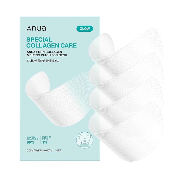 Anua PDRN Collagen Melting Patch For Neck 4pcs
