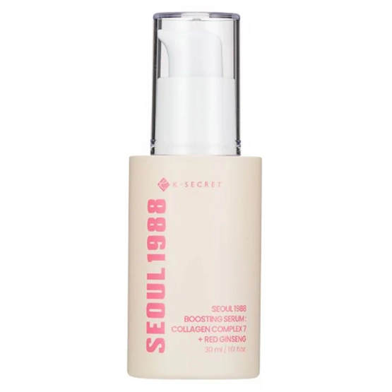 K-SECRET SEOUL 1988 Boosting Serum: Collagen Complex 7 + Red Ginseng  30ml