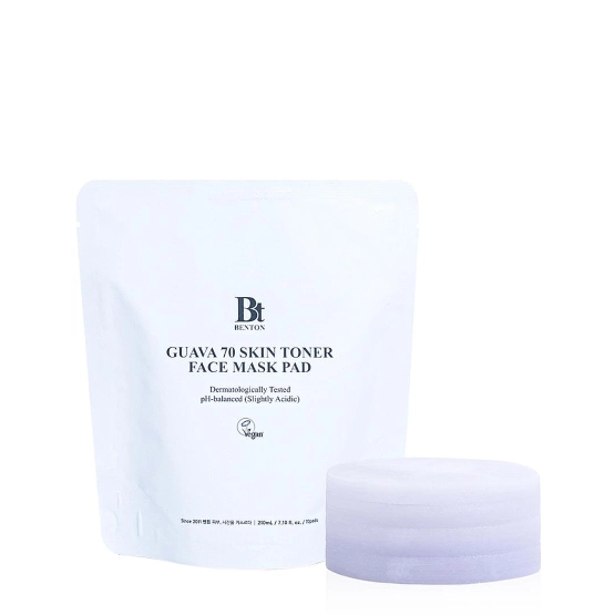Benton Guava 70 Skin Toner Face Mask Pad REFILL 70pcs