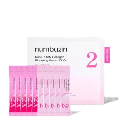 Numbuzin – No.2 Rose PDRN Collagen Plumping Serum DUO Trial Kit