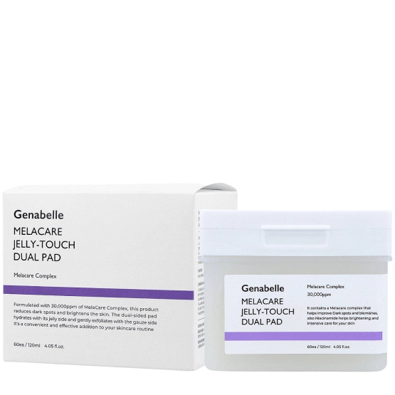 Genabelle Melacare Jelly-Touch Dual Pad 60pcs