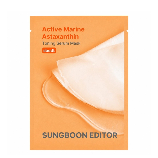 Sungboon Editor Active Marine Astaxanthin Toning Serum Mask 