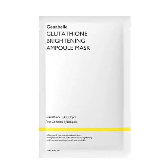 Genabelle Glutathione Brightening Ampoule Mask 1pc