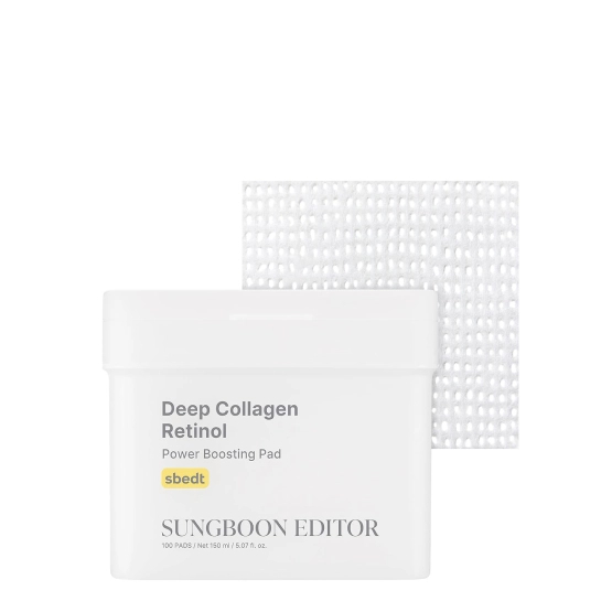 Sungboon Editor Deep Collagen Retinol Power Boosting Pad 100pcs