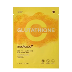 Medicube Deep Vita C Glutathione Brightening Facial Sheet Mask - 1 sheet