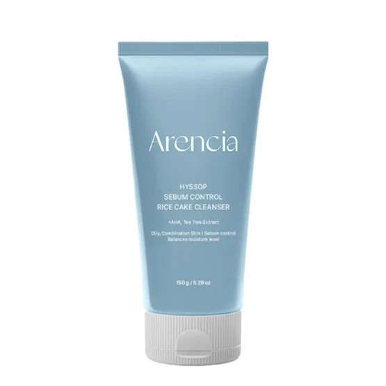 Arencia Hyssop Sebum Control Rice Cake Cleanser 150ml