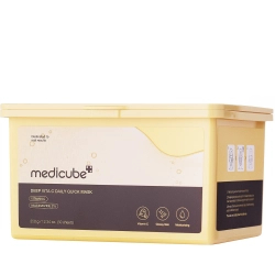 Medicube Deep Vita C Daily Quick Brightening Sheet Mask Set for Face, 30 sheets