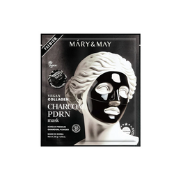 Mary&May Vegan Collagen Charcoal PDRN Mask 1pc