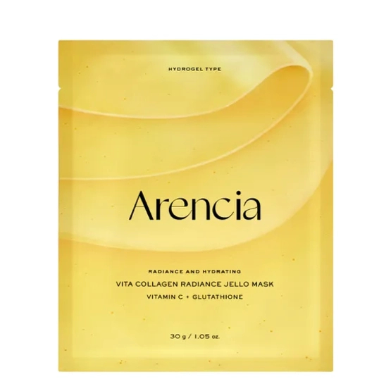 Arencia Vita Collagen Radiance Jello Mask Brightening gel sheet mask 1pc