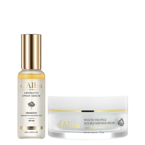 d'Alba White Truffle Set: Spray Serum + Bouble Serum&Cream