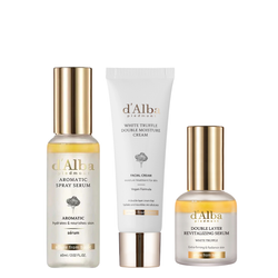 d'Alba White Truffle Set: Spray Serum + Revitalizing Serum + Cream