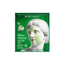 Mary&May Vegan Collagen Fresh Aloe Mask 1pc