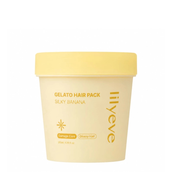 lilyeve Gelato Hair Pack Silky Banana - Deeply Nourishing Hair Mask 200ml