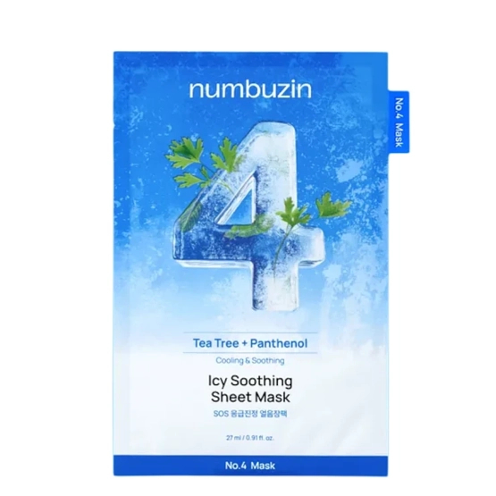 Numbuzin No.4 Icy Soothing Sheet Mask 