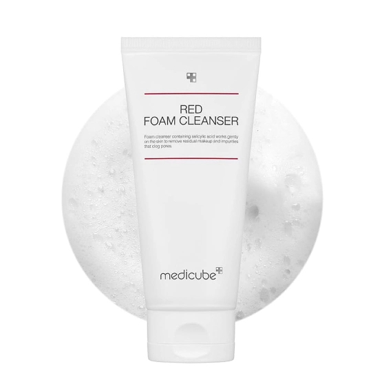 Medicube Red Foam Cleanser Purifying Face Wash for Oily and Acne-Prone Skin 120 ml