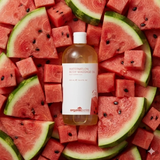 Organic Series Body Massage Oil WATERMELON 500ml