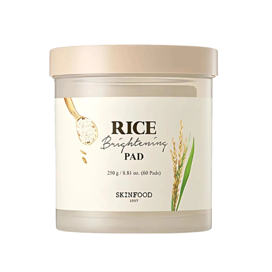 SKINFOOD Rice Brightening Face Pad 60pcs