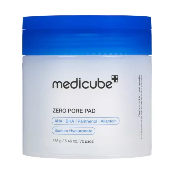 Medicube Zero Pore Pad 2.0 Exfoliating Pore-Tightening Toner Pads with AHA/BHA/PHA, 70 pcs