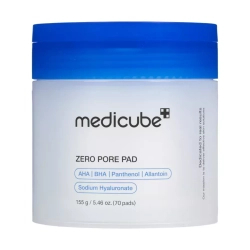 Medicube Zero Pore Pad 2.0 Exfoliating Pore-Tightening Toner Pads with AHA/BHA/PHA, 70 pcs