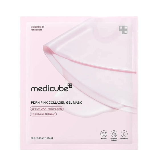 Medicube PDRN Pink Collagen Gel Face Mask Set, 4 pcs