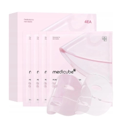 Medicube PDRN Pink Collagen Gel Face Mask Set, 4 pcs