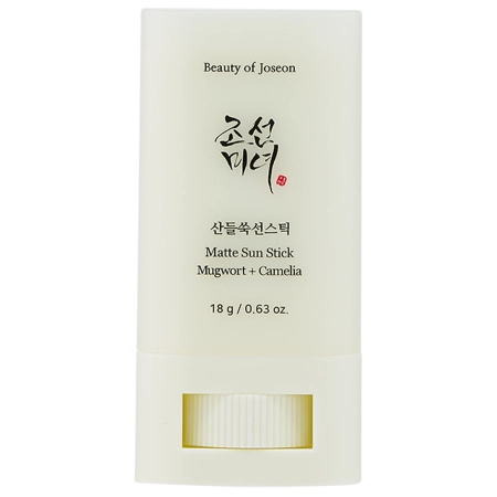 Beauty of Joseon Matte Sun Stick: Mugwort + Camellia SPF50+ PA++++ Face & Body Sunscreen 18 g