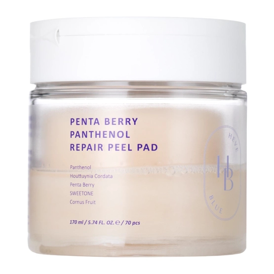 HEVEBLUE Penta Berry Panthenol Repair Peel Pad 70pcs